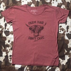 Ariat Highland Cow Graphic Tee S